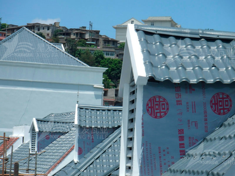 广州市面上的树脂瓦价格大概多少钱一平方呢？