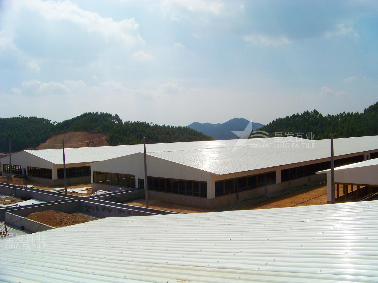 广州合成树脂瓦施工安装用什么材料搭建架子，广州钢结构搭建树脂瓦