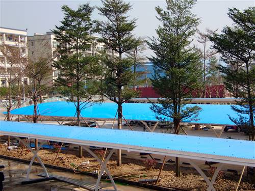 蓝色2.0厚PVC防腐瓦使用寿命 隔音降噪耐冲击波浪瓦 停车场用隔热塑料瓦 广州pvc波浪瓦品牌